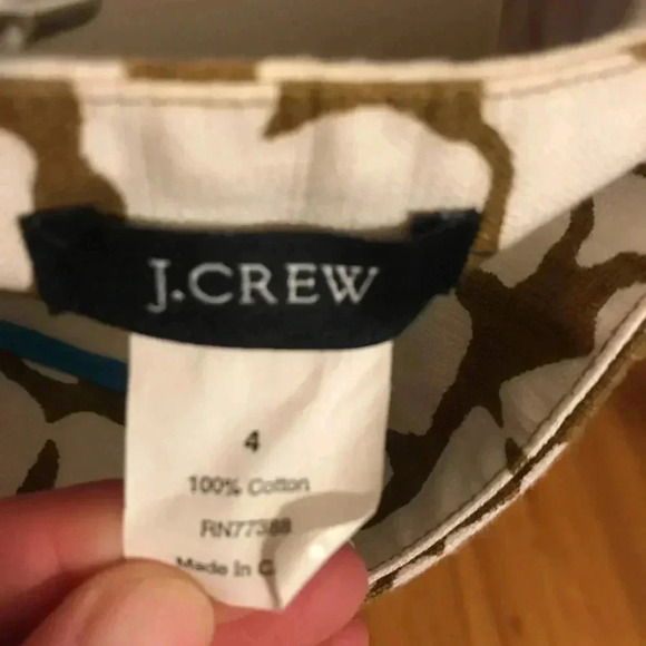 J. Crew leopard mini skirt with pockets - Picture 4 of 4